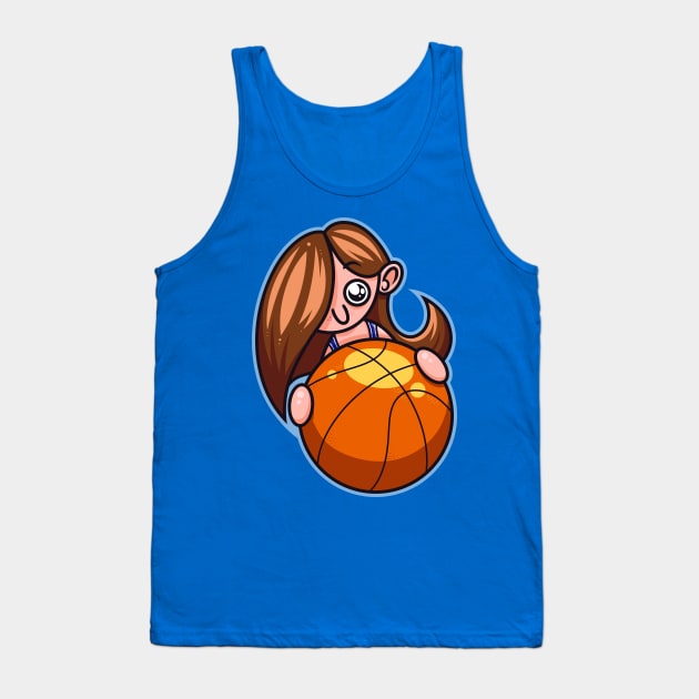 Basketball Player Tank Top by ArtisticDyslexia